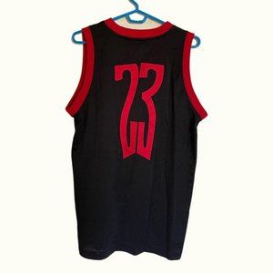Air Jordan black Michael Jordan last shot basketball jersey